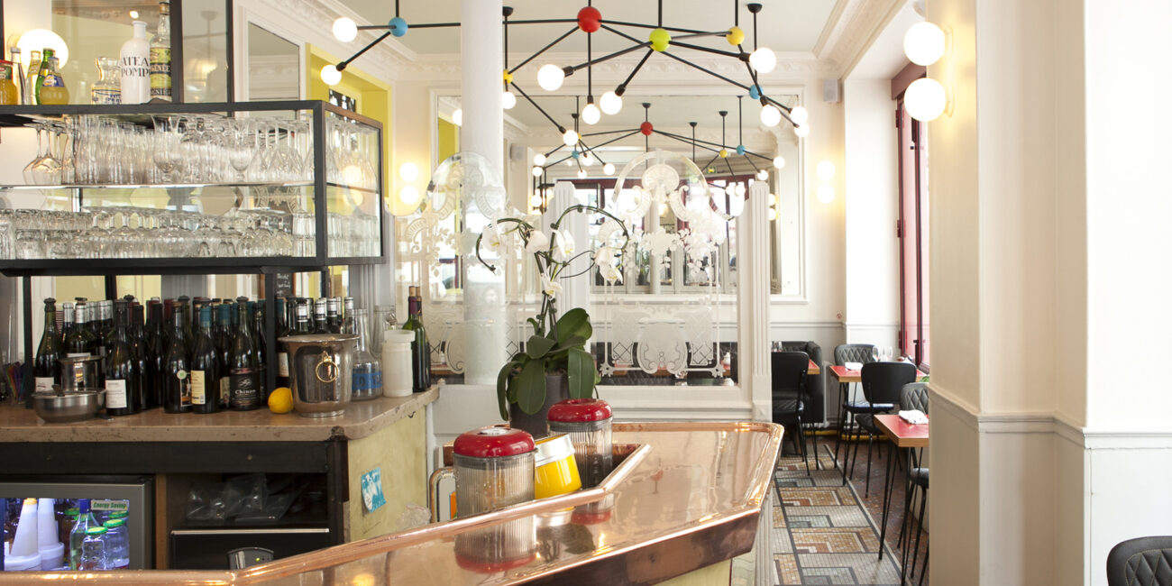 architecte intérieur decorateur CHR Studio Janreji PARIS brasserie restaurant bar bistro LES ENFANTS DE LA BALLE-7